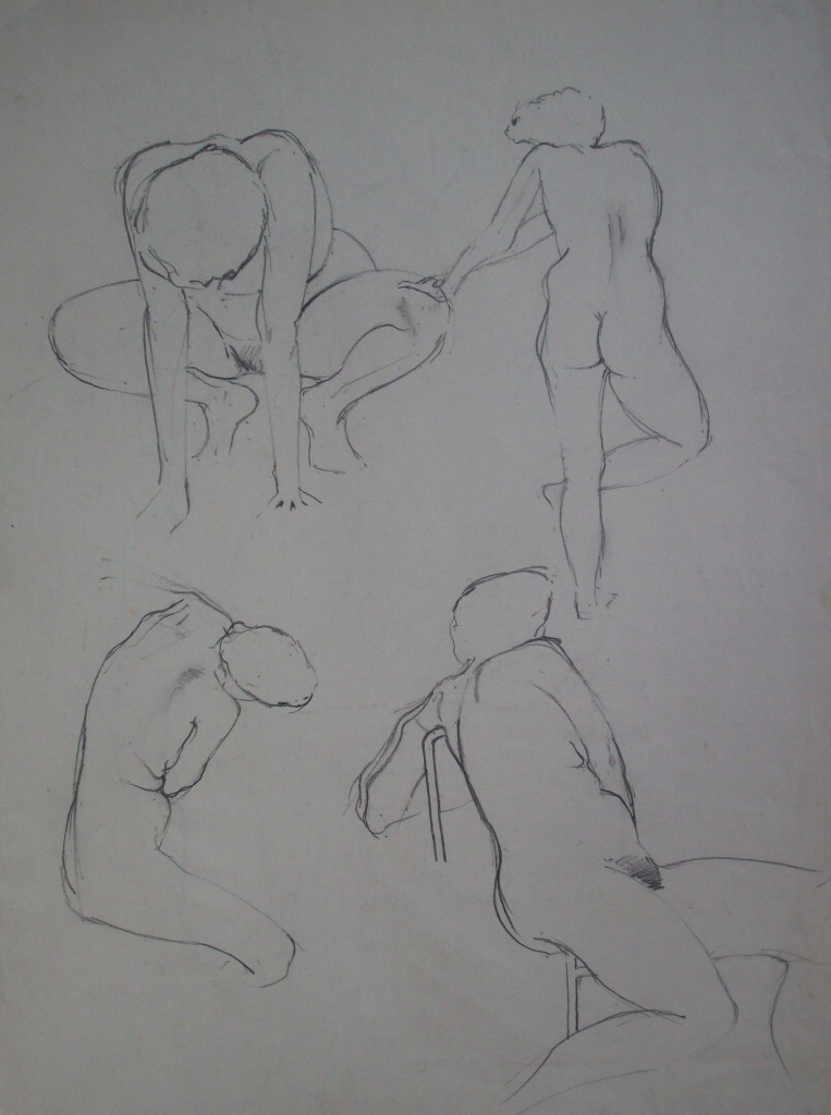 at St. Martins photo of life drawings by alan dedman