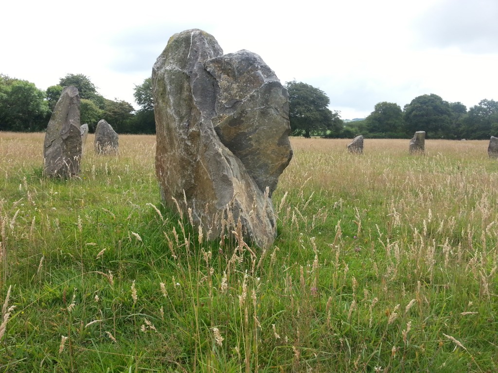 Photo of stone circle yoga