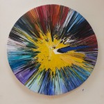 catalogue oil & acrylic abstract circular by alan dedman