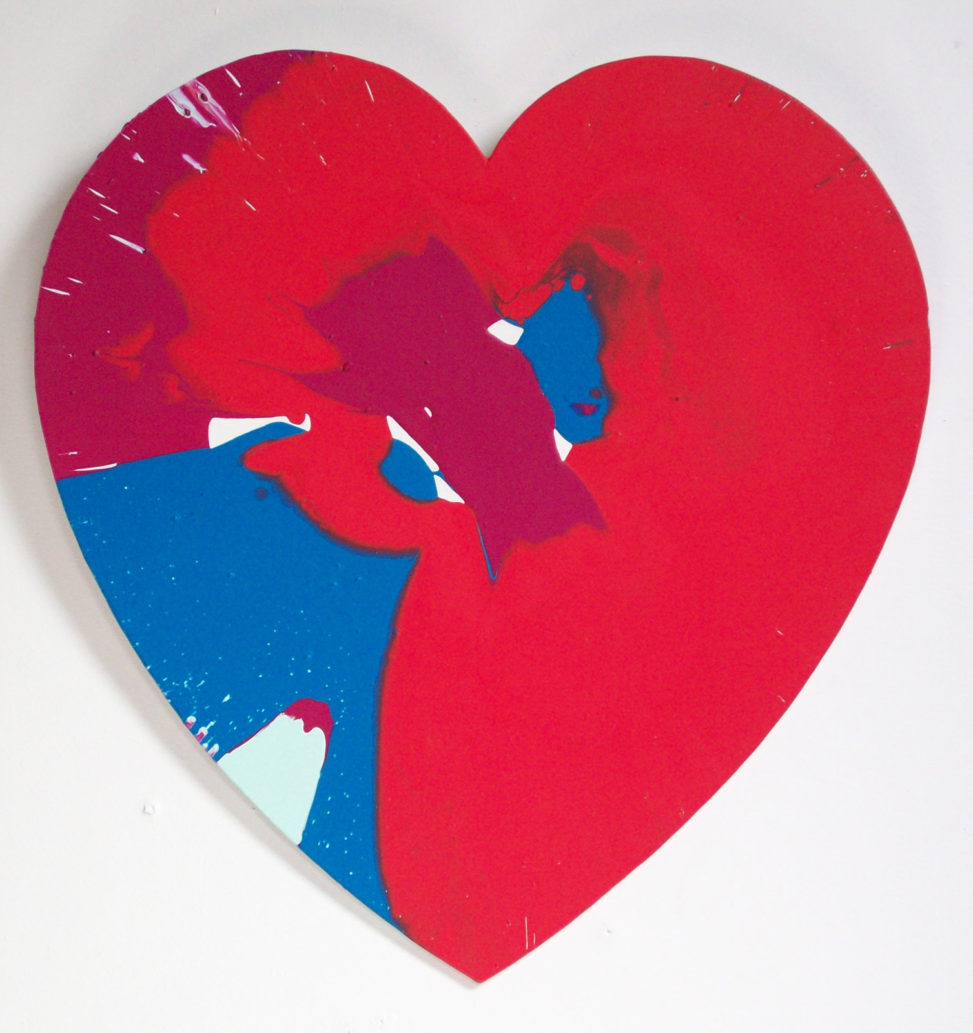 Heart spin painting of color catalogue alan dedman