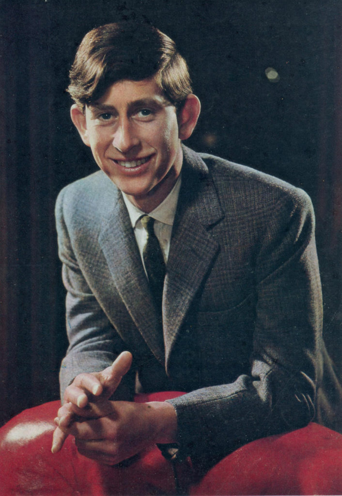 colour pic of HRH Prince Charles in 1966