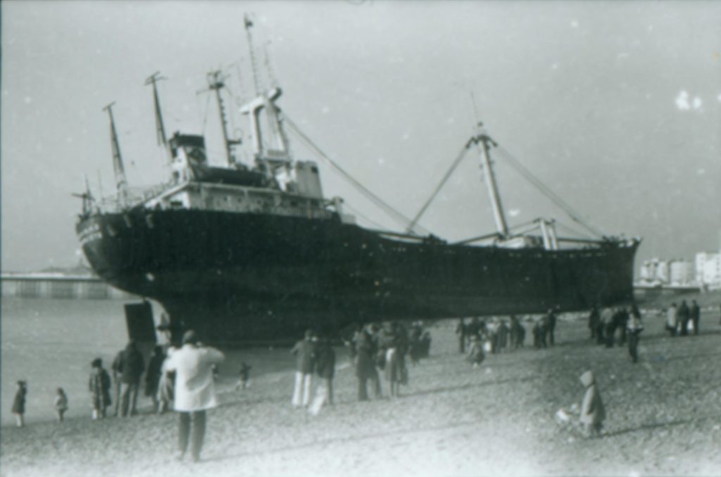 The wreck of the Athena B photo by Alan Dedman