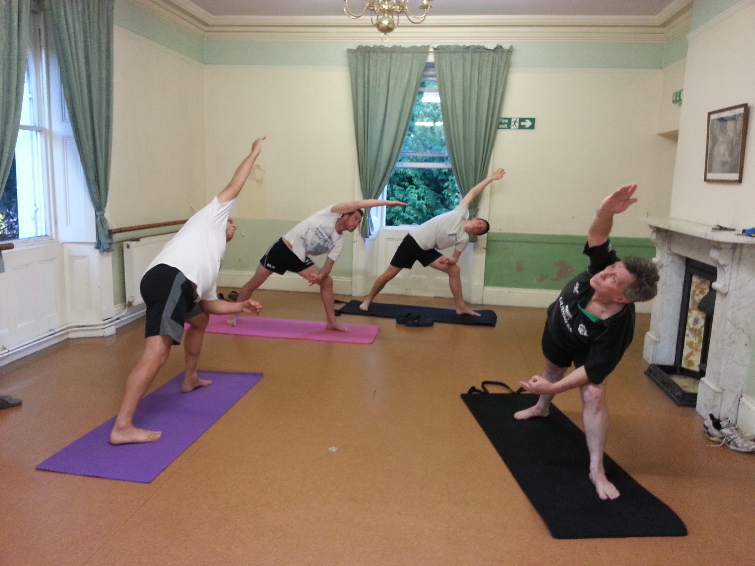 Yoga for Blokes Uttitha Parsvakonasana