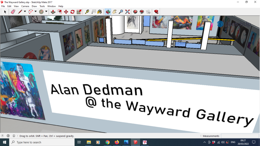 Alan Dedman at the Wayward Gallery