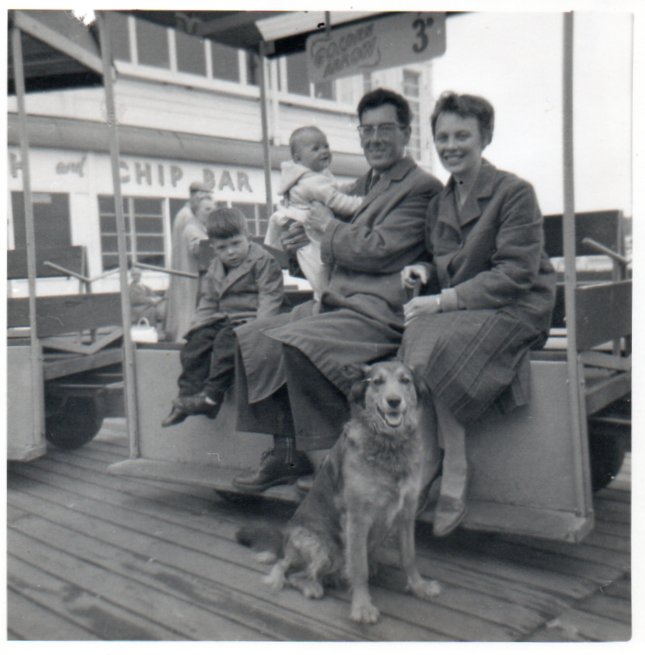 The Dedman family on Weston pier 1963