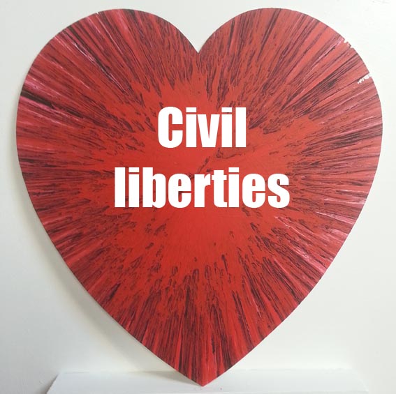 Alan Dedman pic of Red heart civil liberties